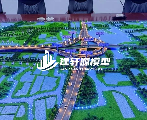 罗山高速公路沙盘定制